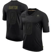 Black Men's Jackson Barton Cleveland Browns Limited 2020 Salute To Service Jersey
