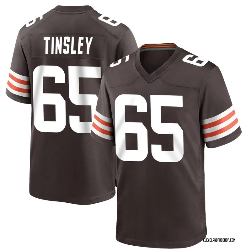 Brown Men's Dartanyan Tinsley Cleveland Browns Game Team Color Jersey