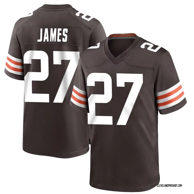 Brown Men's LaMareon James Cleveland Browns Game Team Color Jersey