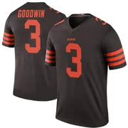 Brown Men's Marquise Goodwin Cleveland Browns Legend Color Rush Jersey