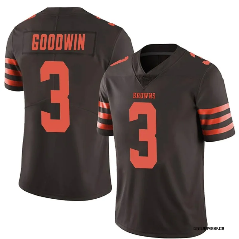 Brown Men's Marquise Goodwin Cleveland Browns Limited Color Rush Jersey