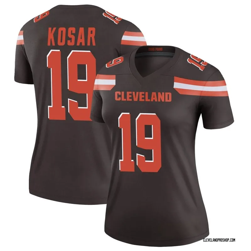 Brown Women's Bernie Kosar Cleveland Browns Legend Jersey