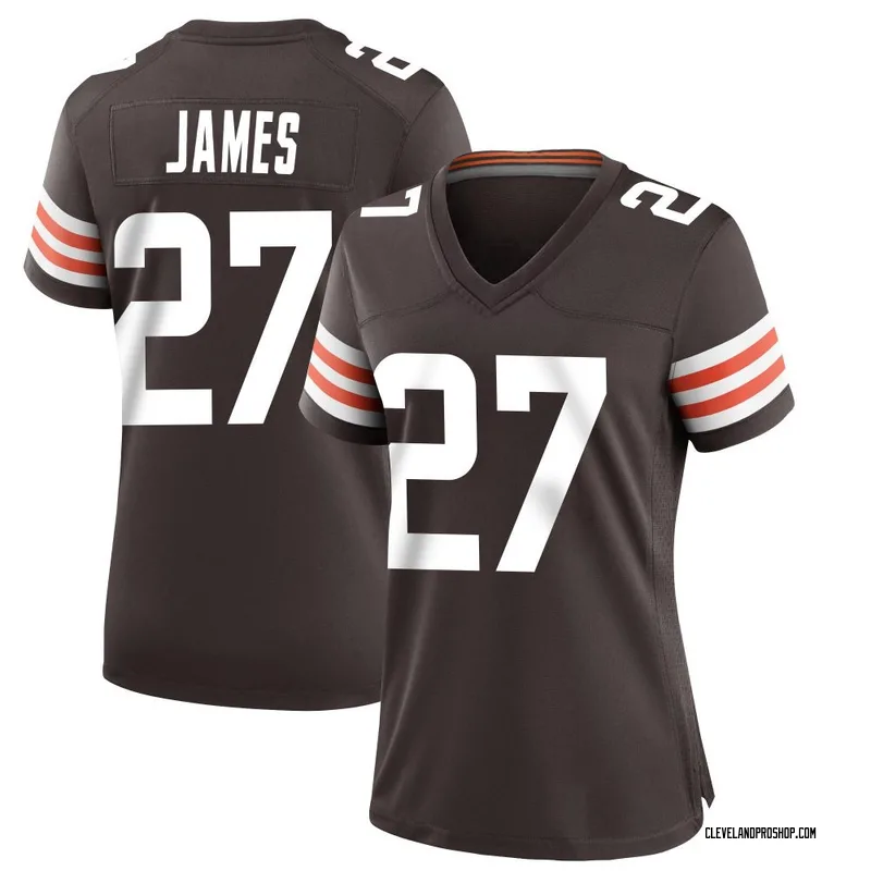 Brown Women's LaMareon James Cleveland Browns Game Team Color Jersey