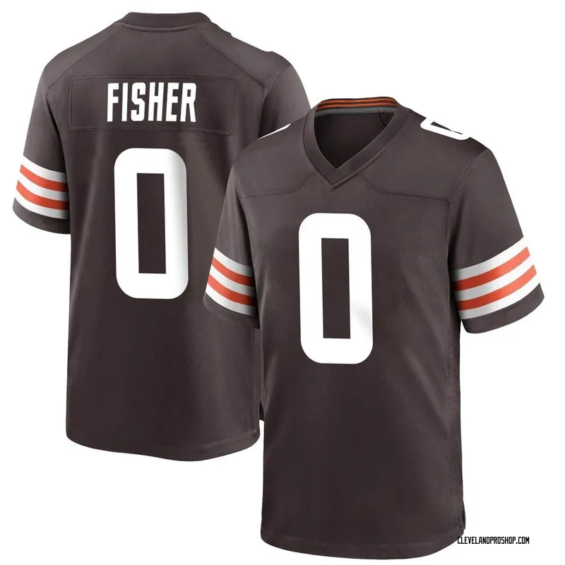 Brown Youth Joey Fisher Cleveland Browns Game Team Color Jersey