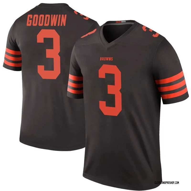 Brown Youth Marquise Goodwin Cleveland Browns Legend Color Rush Jersey