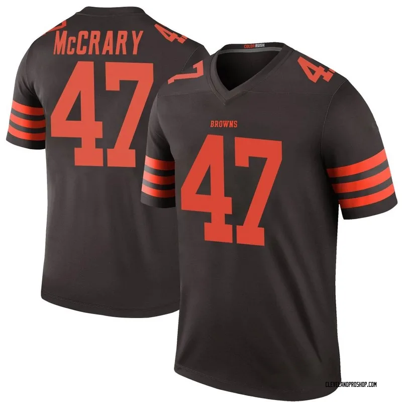 Brown Youth Nate McCrary Cleveland Browns Legend Color Rush Jersey