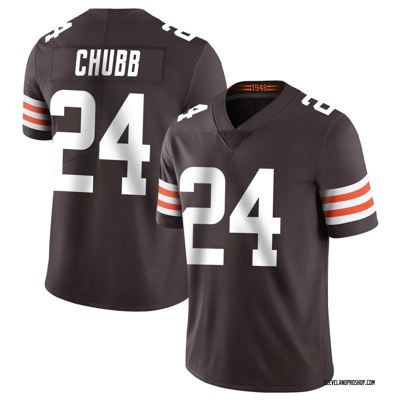 nick chubb browns youth jersey