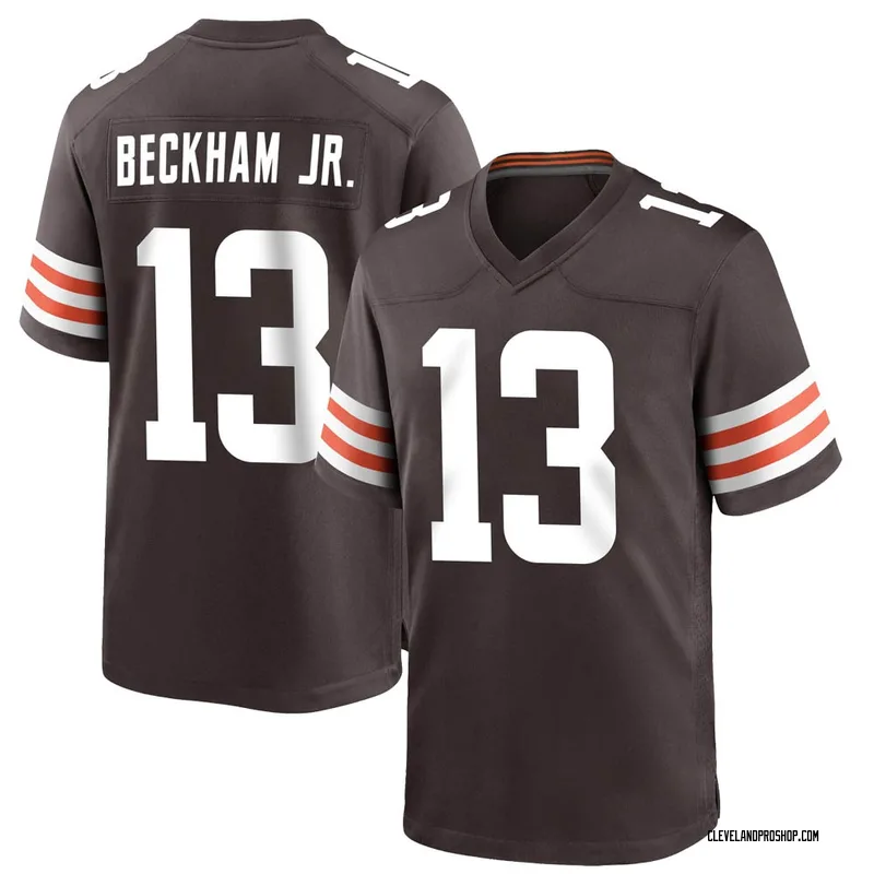 Brown Youth Odell Beckham Jr. Cleveland Browns Game Team Color Jersey