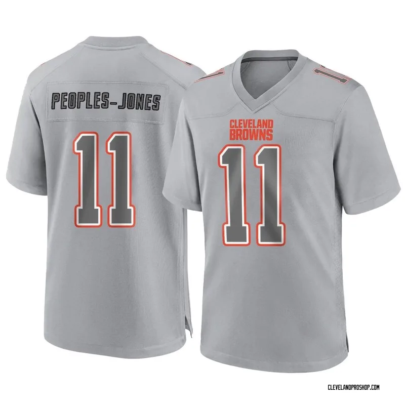 Gray Men's Donovan Peoples-Jones Cleveland Browns Game Atmosphere Fashion  Jersey