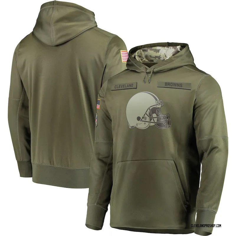 salute to service hoodie browns