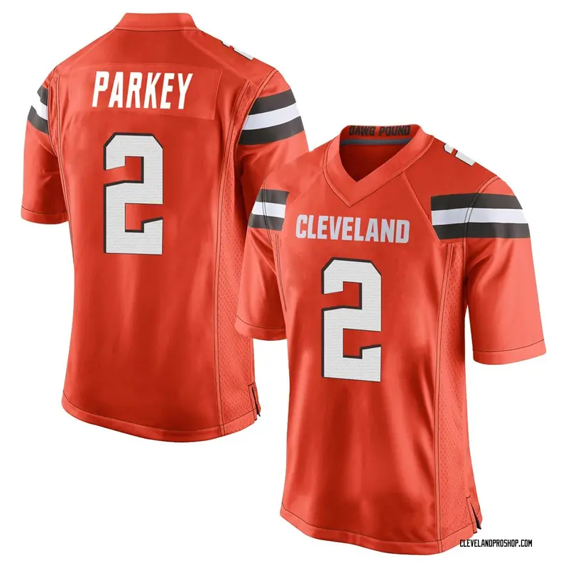 Orange Men's Cody Parkey Cleveland Browns Game Alternate Jersey