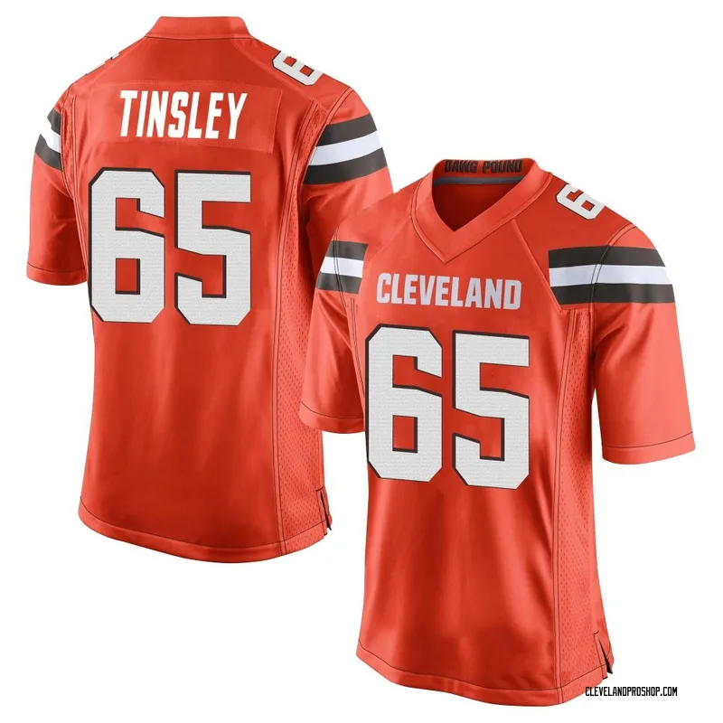 Orange Men's Dartanyan Tinsley Cleveland Browns Game Alternate Jersey