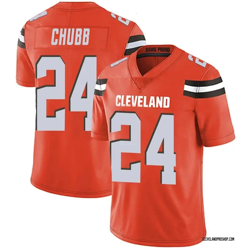 Orange Men's Nick Chubb Cleveland Browns Limited...