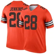 Orange Men's Rayshawn Jenkins Cleveland Browns Legend Inverted Jersey