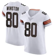 White Men's Easop Winston Cleveland Browns Elite Vapor Jersey