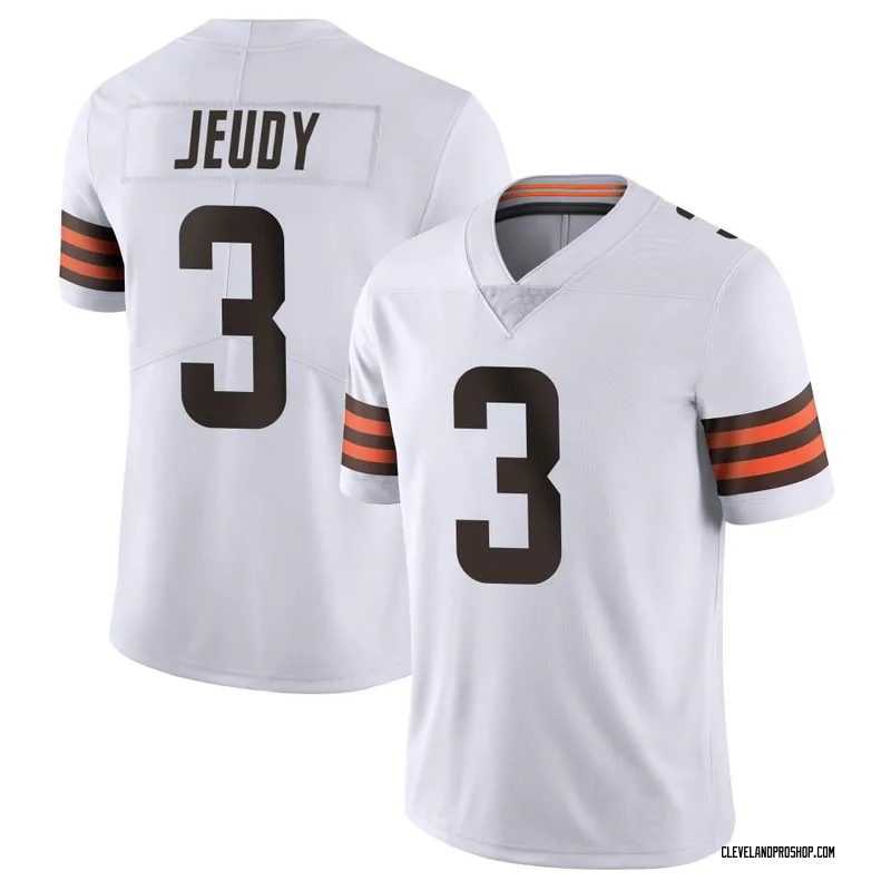 White Youth Jerry Jeudy Cleveland Browns Limited Vapor Untouchable Jersey